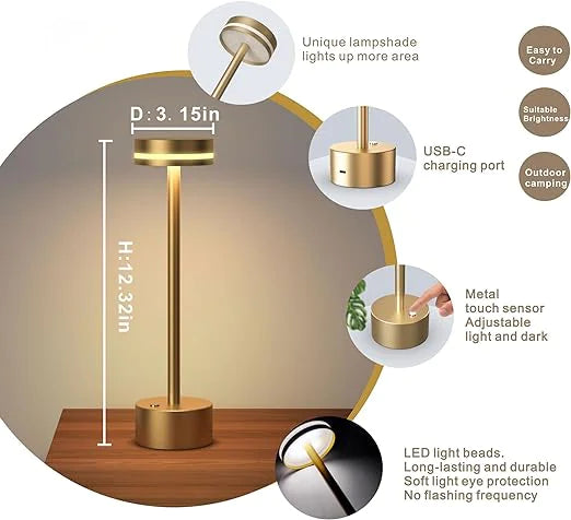 Modern Bedside Lamp - Luxury Nightstand Lighting