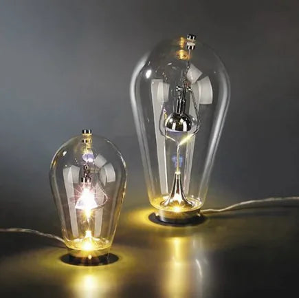 Art Glass Lamp - Modern Minimalist Designer Light