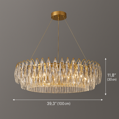 Crystal LED Chandelier - Luxury Modern Living Room Light