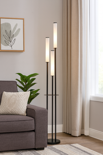 Modern LED Floor Lamp - Minimalist Acrylic Designer Light