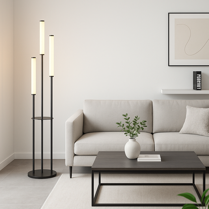 Modern LED Floor Lamp - Minimalist Acrylic Designer Light