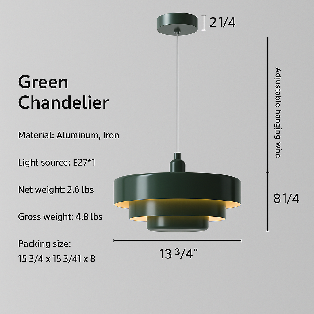 Designer Macaron Lamp - Contemporary Pendant Lighting