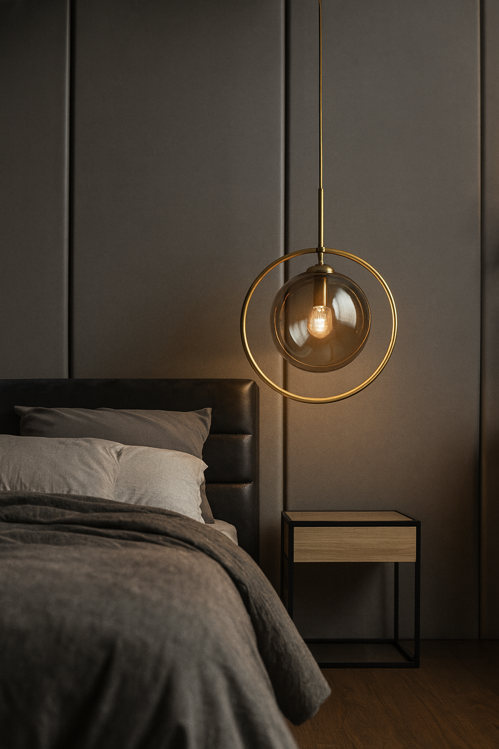 Nordic Modern Glass Pendant Light