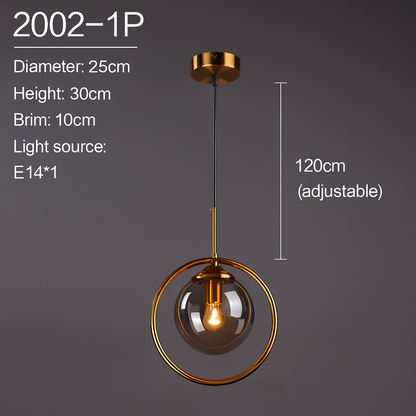 Nordic Modern Glass Pendant Light