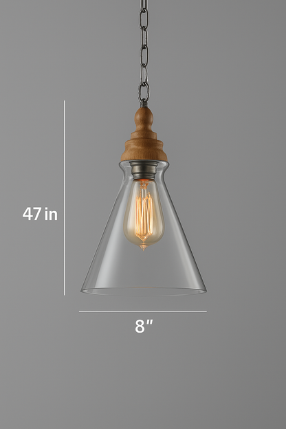 Rustic Glass Pendant - Nordic Luxury Lighting