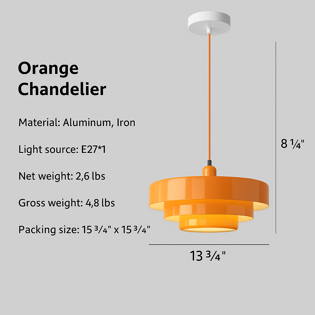 Designer Macaron Lamp - Contemporary Pendant Lighting