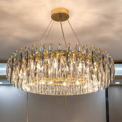 Crystal LED Chandelier - Luxury Modern Living Room Light