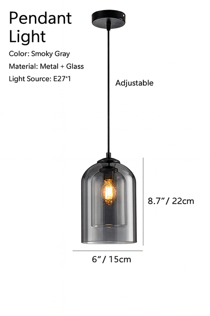 Minimalist Glass Pendant Light