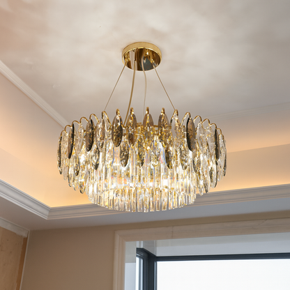 Crystal LED Chandelier - Luxury Modern Living Room Light