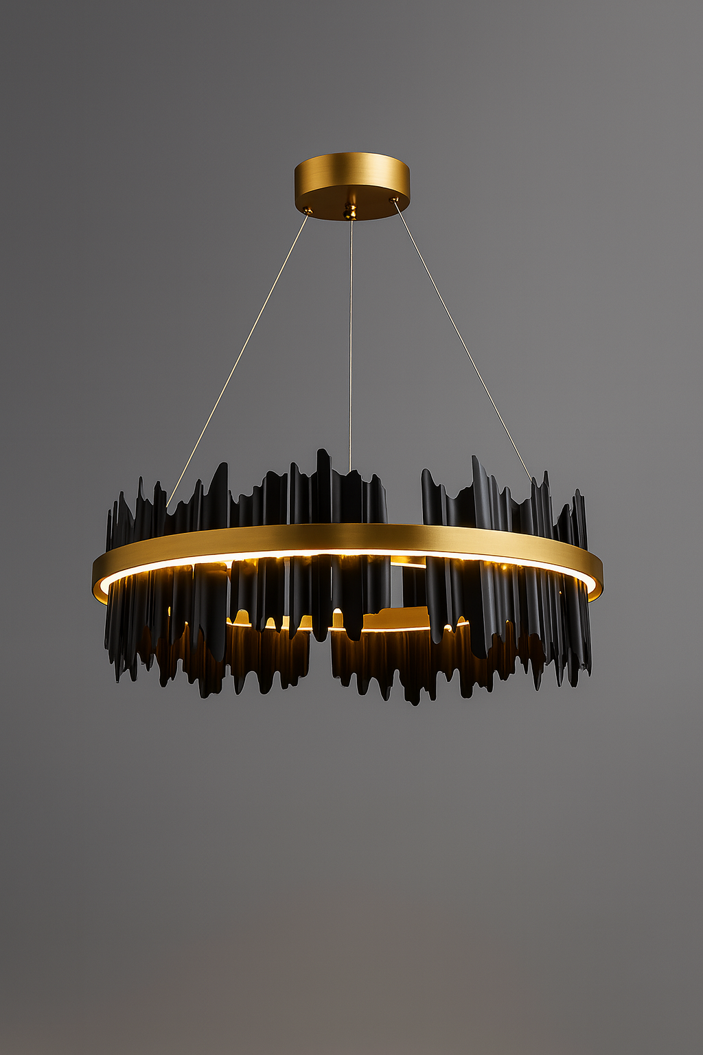 Italian Minimalist Chandelier - Postmodern Luxury Lighting