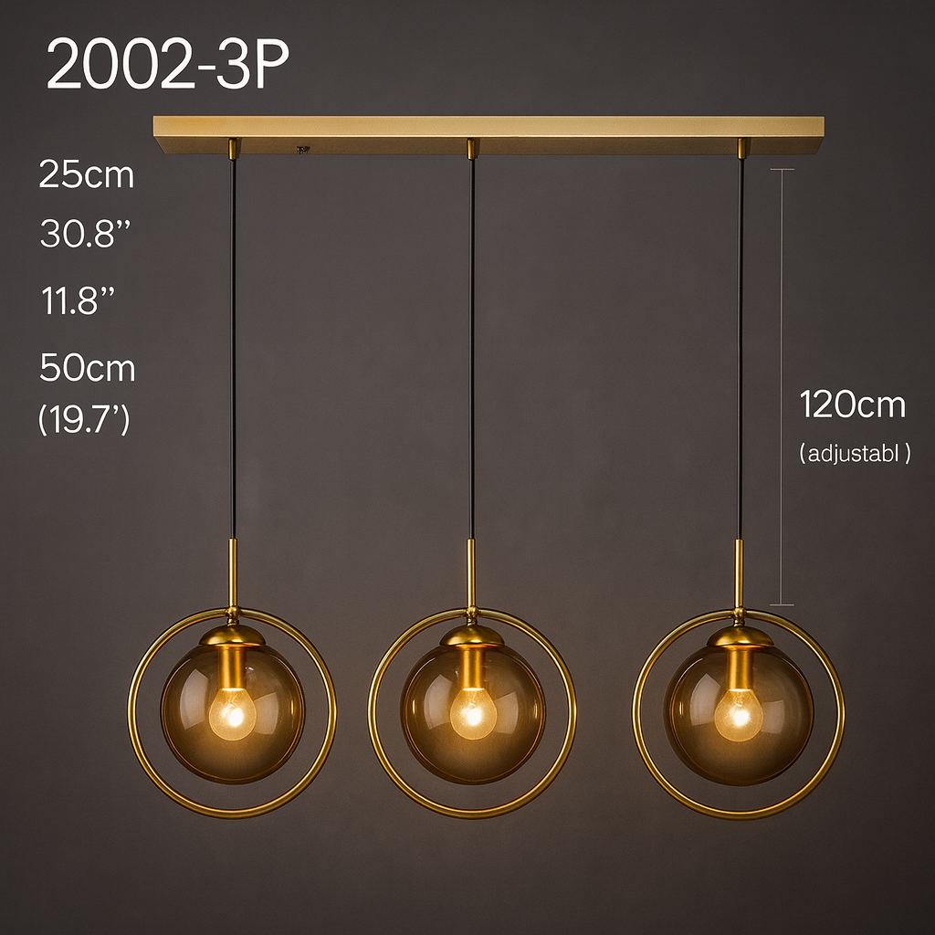 Nordic Modern Glass Pendant Light