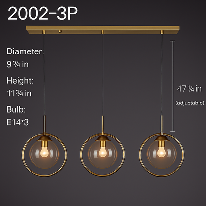 Nordic Modern Glass Pendant Light