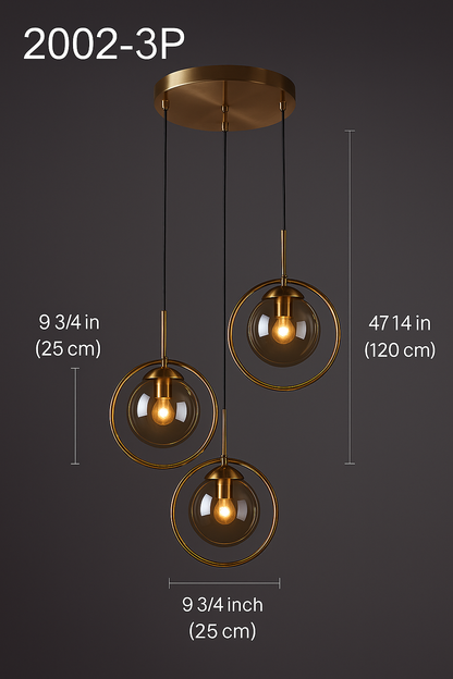 Nordic Modern Glass Pendant Light