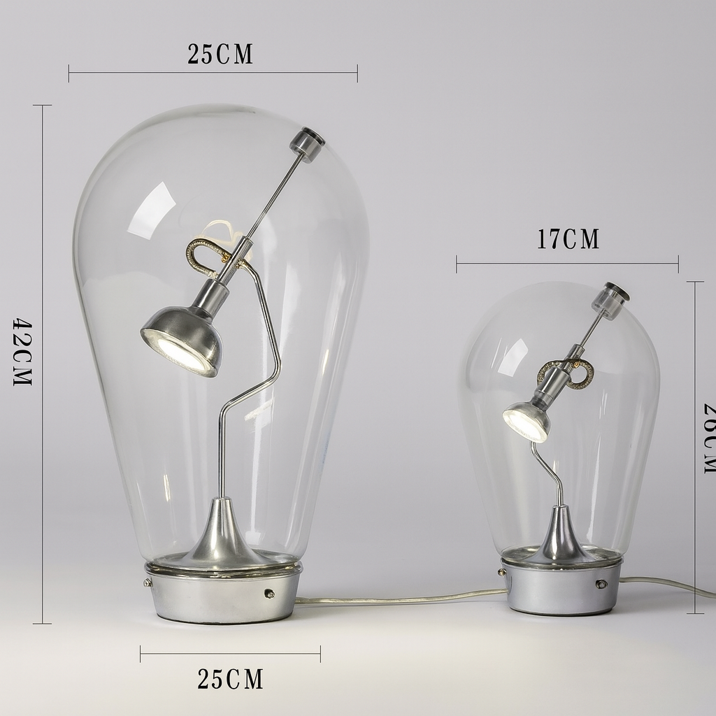 Art Glass Lamp - Modern Minimalist Designer Light