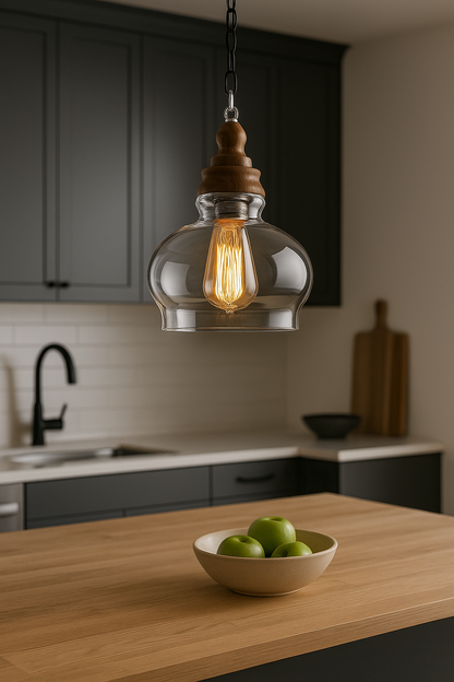 Rustic Glass Pendant - Nordic Luxury Lighting