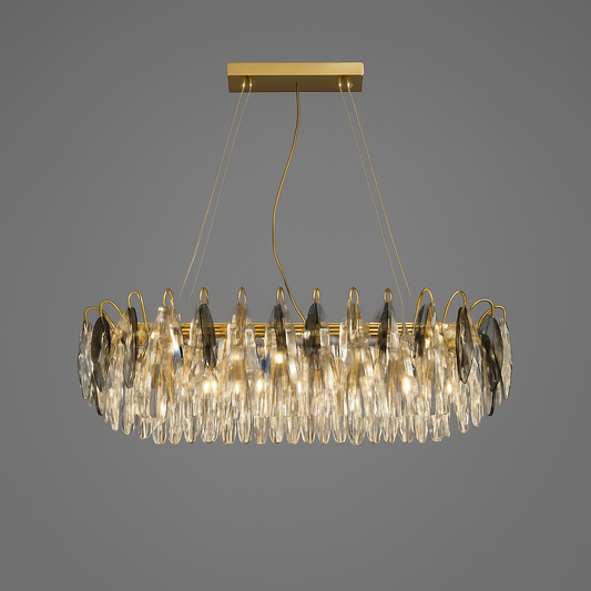 Crystal LED Chandelier - Luxury Modern Living Room Light