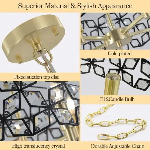 Lumière Moderne Crystal Chandelier