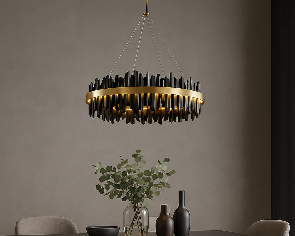 Italian Minimalist Chandelier - Postmodern Luxury Lighting