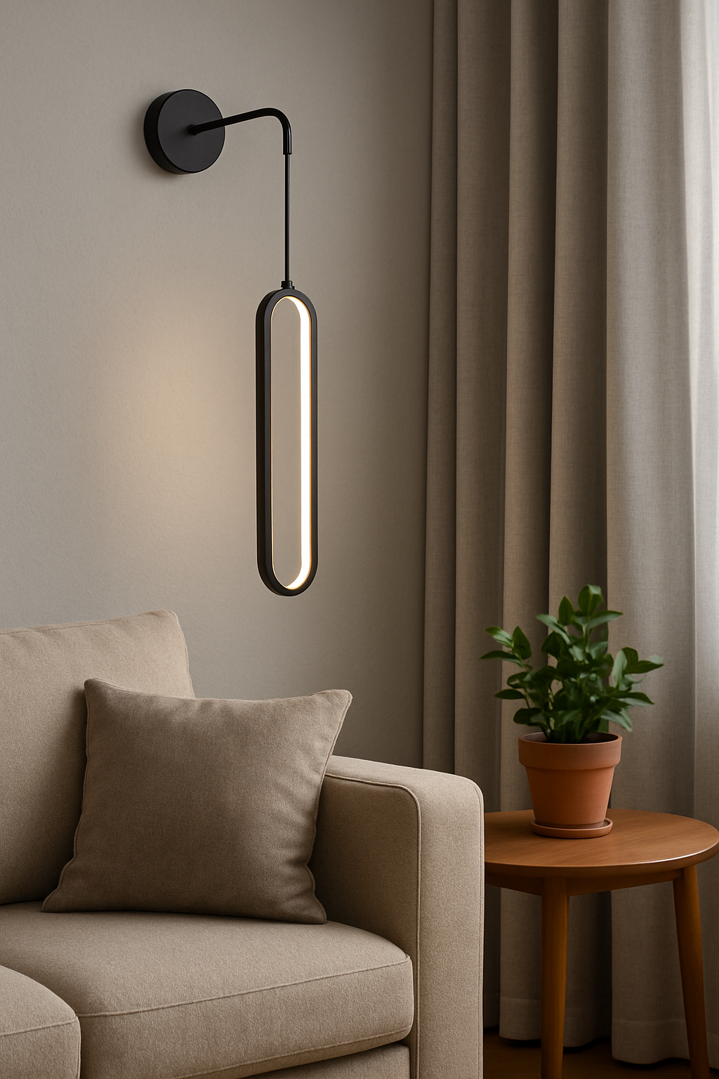 Modern Wall Sconce - Minimalist Bedside Lighting