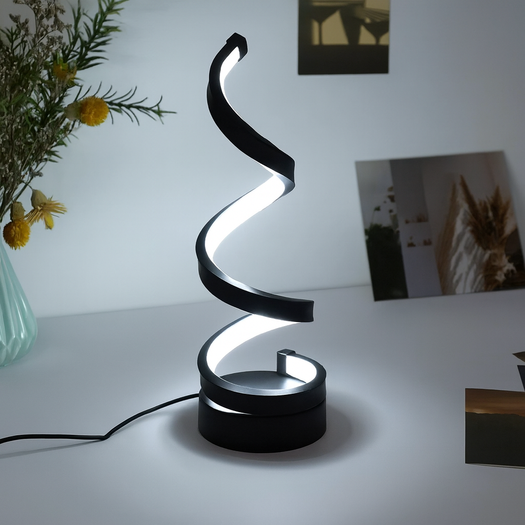 Modern Circle Bedside Lamp - Minimalist Table Light