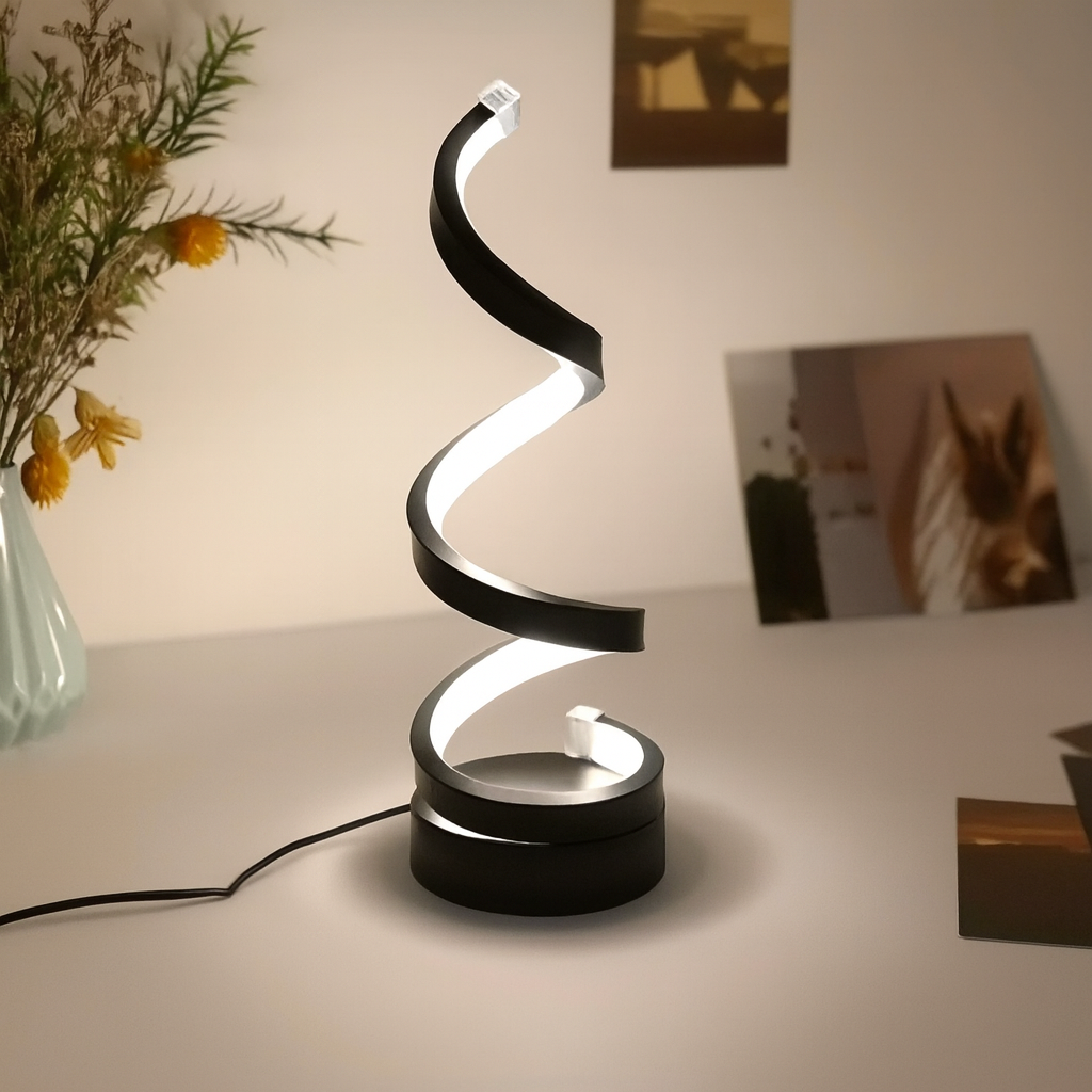 Modern Circle Bedside Lamp - Minimalist Table Light