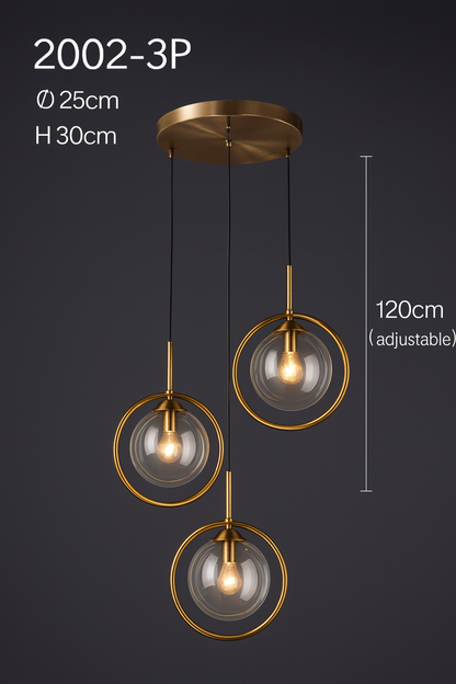 Nordic Modern Glass Pendant Light