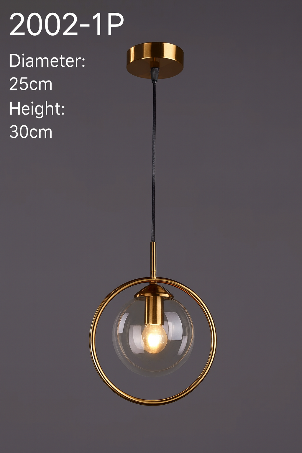 Nordic Modern Glass Pendant Light