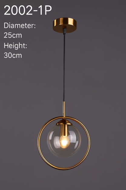Nordic Modern Glass Pendant Light