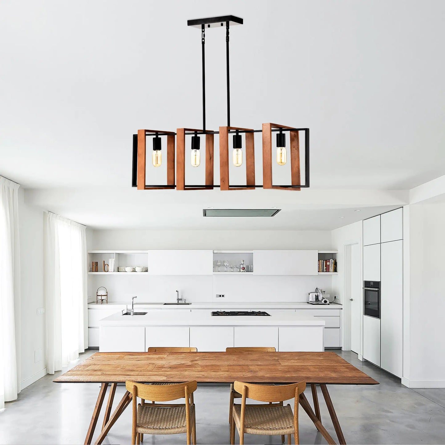 Rustic Kitchen Pendant Light - Designer Island Lighting